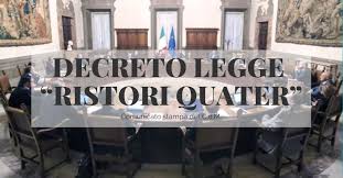 🥇 Decreto Legge "Ristori quater": il comunicato stampa del CdM
